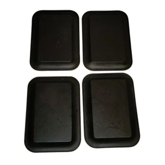 Floral  Pattern Metal Tip Trinket Tray Set of 4 - Picture 10 of 13